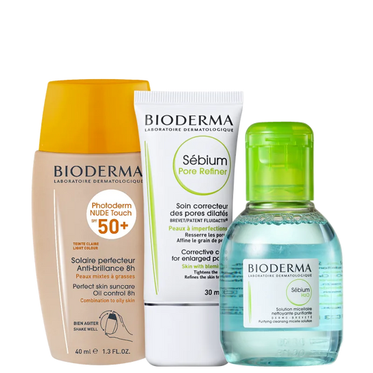 Kit Bioderma Facial Trio (3 Produtos)